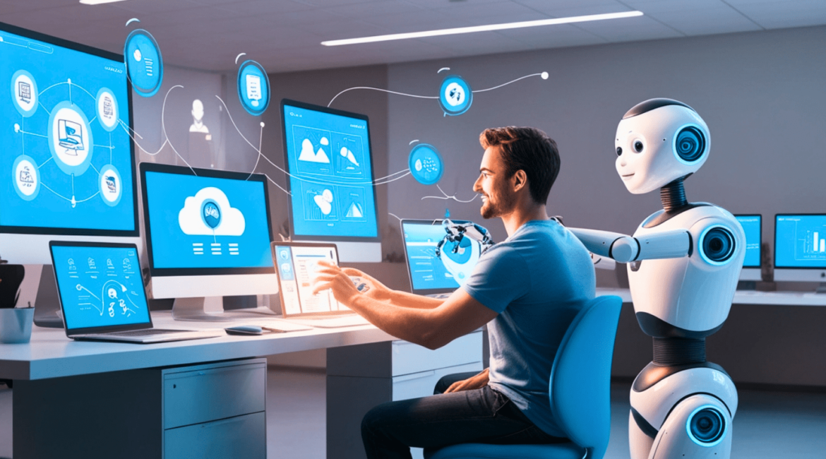 Imagem destacando o conceito do ChatGPT, uma ferramenta de inteligência artificial que pode transformar a produtividade, automatizar tarefas e até gerar novas oportunidades de negócios. O ChatGPT é ideal para criar conteúdos, otimizar estratégias de marketing, estudar de maneira mais eficiente, e aumentar a rentabilidade de empreendedores. Ele utiliza redes neurais avançadas para gerar respostas relevantes e contextuais sobre uma ampla gama de tópicos." Este texto alternativo descreve claramente a função e os benefícios do ChatGPT, incorporando palavras-chave relevantes para SEO, como "ChatGPT", "inteligência artificial", "produtividade", "automatizar tarefas", "marketing", "gerar negócios" e "conteúdos